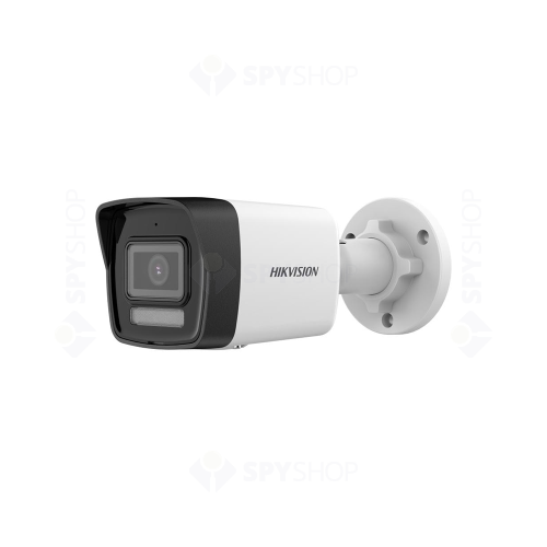 Camera supraveghere exterior Hikvision DS-2CD1083G2-LIUF(4MM), 8 MP, Smart Hybrid cu LED alb si IR 30 m, 4 mm, slot card, microfon, PoE