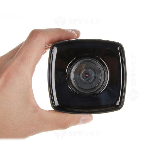 Kit Camera supraveghere exterior Hikvision DS-2CE17D0T-IT5F, 2 MP, IR 80 m, 3.6 mm + alimentator