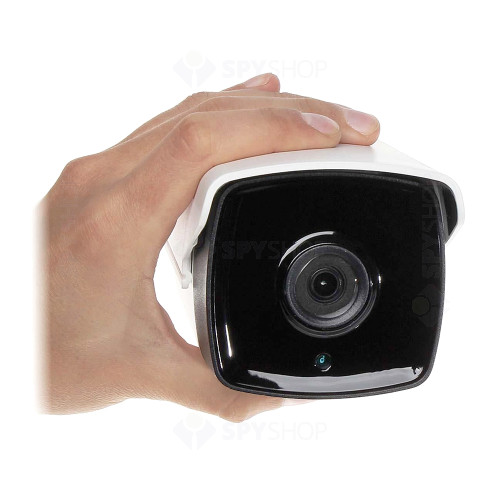 Kit Camera supraveghere exterior Hikvision Ultra Low Light TurboHD DS-2CE16D8T-IT5F, 2 MP, IR 80 m, 3.6 mm + alimentator