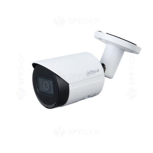 Camera supraveghere exterior IP Dahua WizSense IPC-HFW2441S-S-0280B, 4 MP, 2.8 mm, IR 30 m, slot card, microfon, detectare miscare, PoE