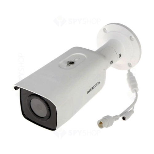 Camera supraveghere exterior IP Hikvision AcuSense DarkFighter DS-2CD2T46G2-4I2C, 4 MP, IR 80 m, 2.8 mm, slot card, PoE