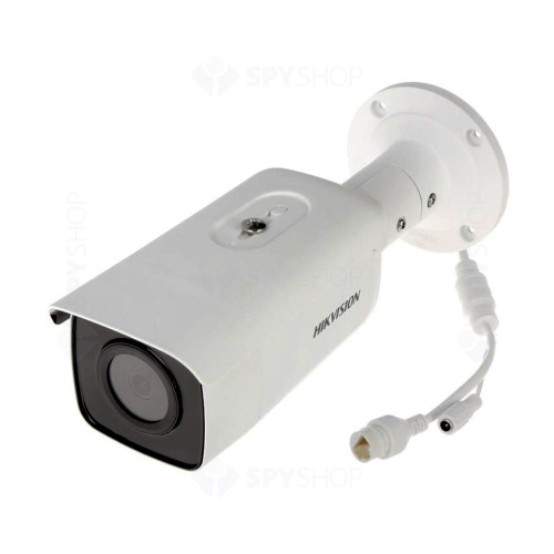 Camera supraveghere exterior IP Hikvision AcuSense DarkFighter DS-2CD2T46G2-4I6C, 4 MP, IR 80 m, 6 mm, slot card, PoE