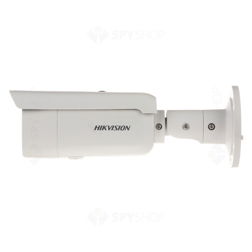 Camera supraveghere exterior IP Hikvision AcuSense DS-2CD2T46G2-ISU/SL, 4 MP, IR 60 m, 2.8 mm, microfon, PoE
