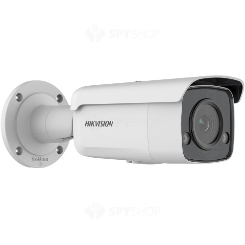 Camera supraveghere exterior IP Hikvision ColorVu DS-2CD2T47G2-L2C 2.8MM, 4 MP, lumina alba 60 m, 2.8 mm, PoE