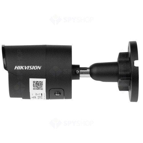 Camera supraveghere exterior IP Hikvision DS-2CD2043G0-I, 4 MP, IR 30 m, 2.8 mm, negru, PoE