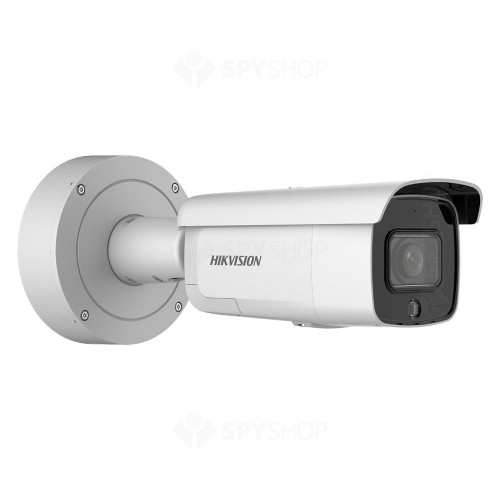 Camera supraveghere IP exterior Hikvision AcuSense DarkFighter DS-2CD2686G2IZSUSL, 8 MP, IR 60 m, 2.8 - 12 mm, microfon, slot card, PoE