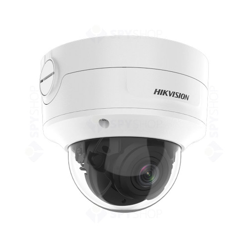 Camera supraveghere IP Dome Hikvision AcuSense DarkFighter DS-2CD2786G2-IZS, 8 MP, IR 40 m, 2.8-12 mm, slot card, PoE
