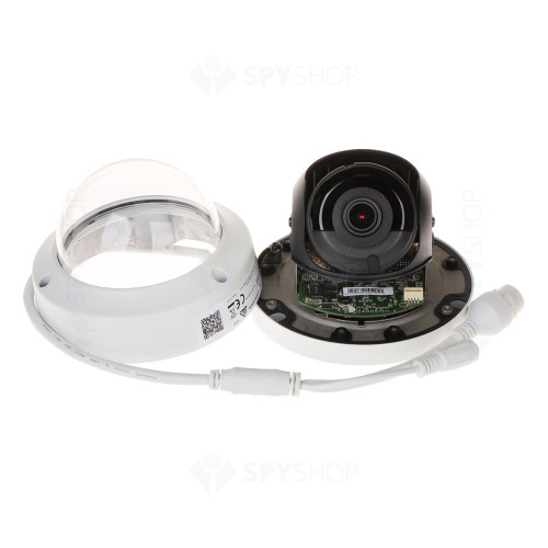 Camera supraveghere IP Dome Hikvision AcuSense DS-2CD2143G2-I28, 4 MP, IR 30 m, 2.8 mm, slot card, PoE