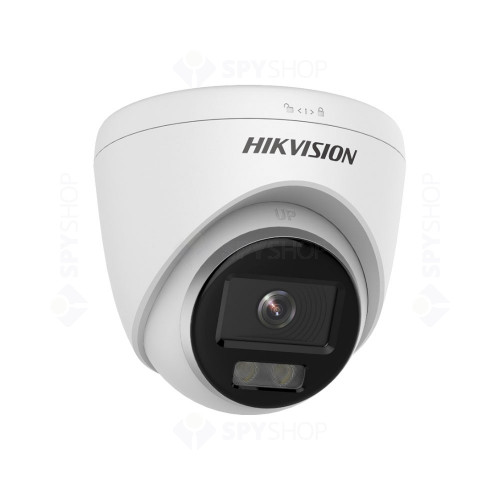 Camera supraveghere IP Dome Hikvision ColorVu Lite DS-2CD1327G0-L-2.8MM, 2 MP, lumina alba 30 m, 2.8 mm, PoE