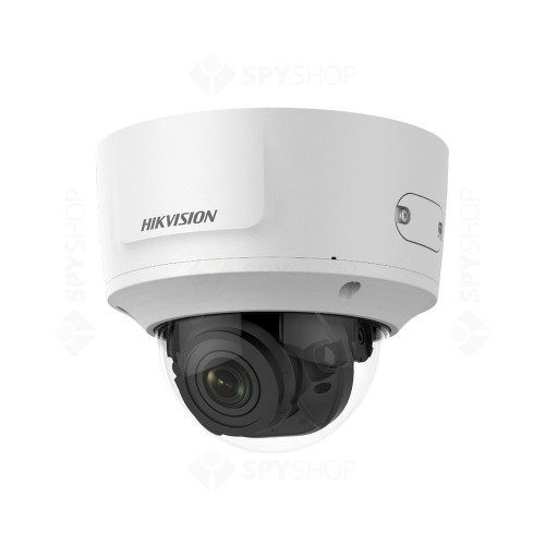 Camera supraveghere IP Dome Hikvision DarkFighter DS-2CD2745FWD-IZS, 4 MP, IR 30 m, 2.8-12 mm, slot card, PoE