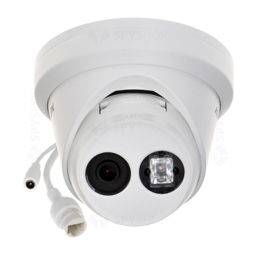 Camera supraveghere IP Dome Hikvision DarkFigther DS-2CD2345FWD-I, 4 MP, IR 30 m, 2.8 mm, slot card, PoE