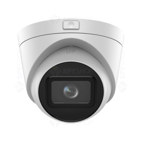 Camera supraveghere IP Dome Hikvision DS-2CD1H43G0-IZC, 4 MP, IR EXIR 30 m, 2.8 - 12 mm, motorizat, slot card, PoE