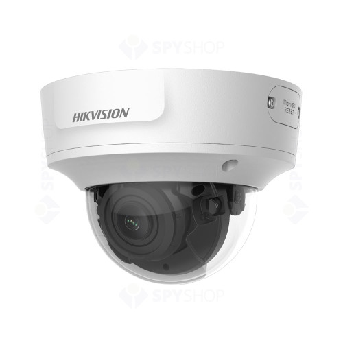 Camera supraveghere IP Dome Hikvision DS-2CD2763G1-IZ, 6 MP, IR 30 m, 2.8 - 12 mm, motorizat, slot card, PoE