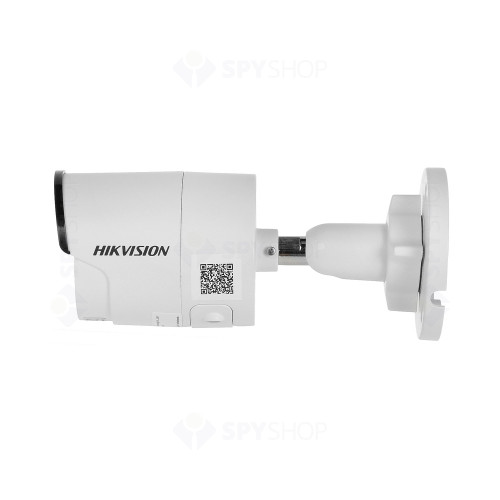Camera supraveghere IP exterior Hikvision AcuSense DarkFighter DS-2CD2086G2-IU28, 8 MP, IR 40 m, 2.8 mm, slot card, microfon, PoE