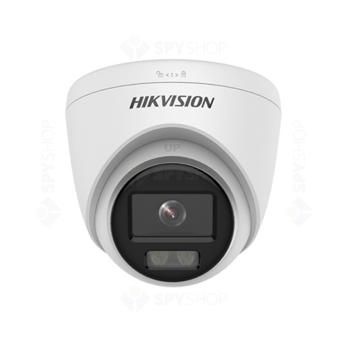 Camera supraveghere IP exterior Hikvision ColorVu DS-2CD1347G0-L, 4 MP, lumina alba 30 m, 2.8 mm, PoE