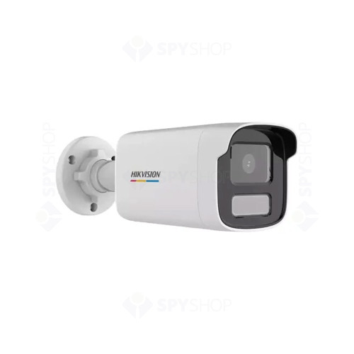 Camera supraveghere IP exterior Hikvision ColorVu DS-2CD1T47G2-L, 4 MP, 4 mm, lumina alba 50 m, PoE