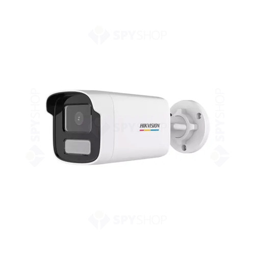 Camera supraveghere IP exterior Hikvision ColorVu DS-2CD1T47G2-L, 4 MP, 4 mm, lumina alba 50 m, PoE