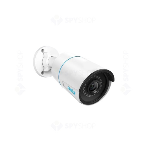 Camera supraveghere IP exterior Reolink P320, 5 MP, IR 30 m, 4 mm, slot card, detectie oameni/vehicule, microfon, PoE
