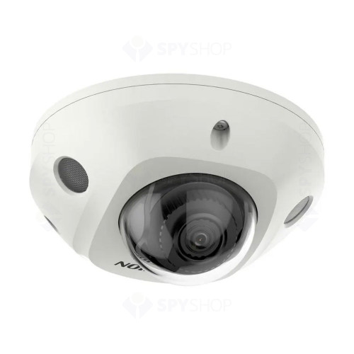 Camera supraveghere IP Mini Dome WiFi Acusense Hikvision DS-2CD2543G2-IS28, 4 MP, 2.8 mm, IR 30 m, PoE, slot card