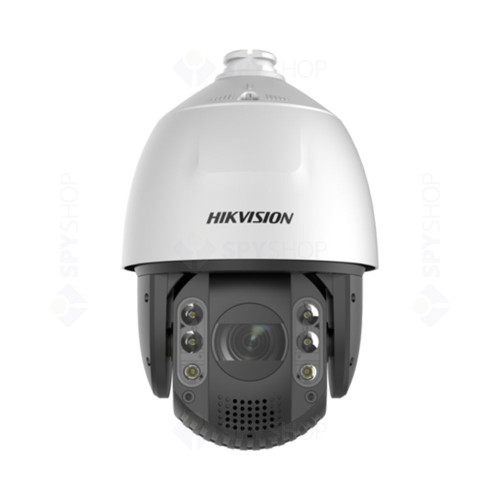 Camera supraveghere IP Speed Dome PTZ Hikvision DarkFighter AcuSense DS-2DE7A225IWAEBT5, 2 MP, IR 200 m, 4.8-120 mm, slot card, motorizat, 25X, Hi-PoE