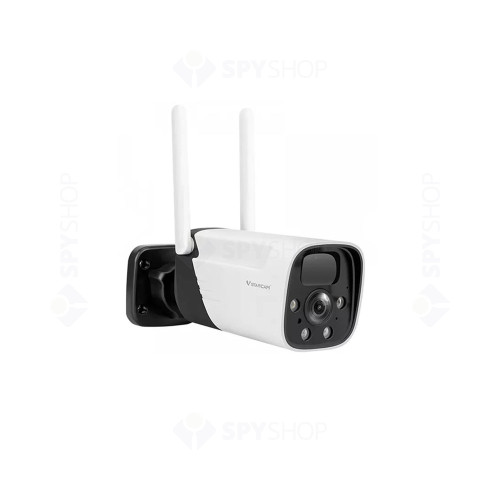 Camera supraveghere IP WiFi VSTARCAM CB11, 2 MP, 4 mm, PIR, slot card, microfon, detectie miscare, cu panou solar