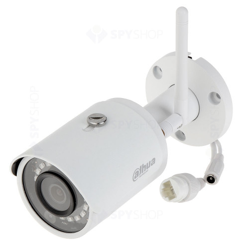 RESIGILAT - Camera supraveghere IP wireless Dahua IPC-HFW1435S-W-0280B-S2, 4 MP, IR 30 m, 2.8 mm, slot card