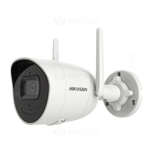Camera supraveghere wireless IP WiFi Hikvision DS-2CV2046G0-IDW, 4 MP, IR 30 m, 2.8 mm, microfon, slot card