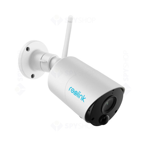 Camera supraveghere wireless WiFi Reolink Argus ECO, 2 MP, IR 10 m, 5200 mAh, slot card, PIR, microfon + panou solar