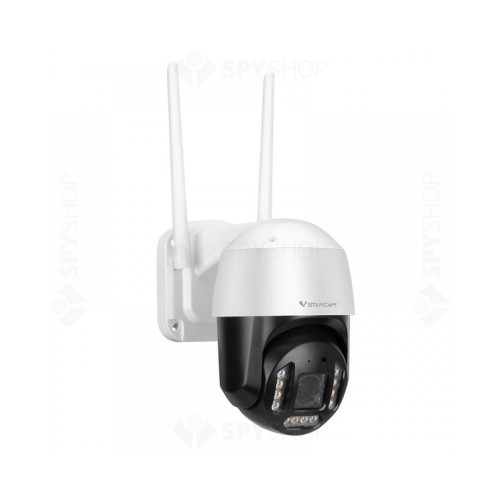 Camera supraveghere IP WiFi VStarcam CS68Q-X5,  4 MP, 30 m, detectie miscare,  microfon, difuzor, slot card