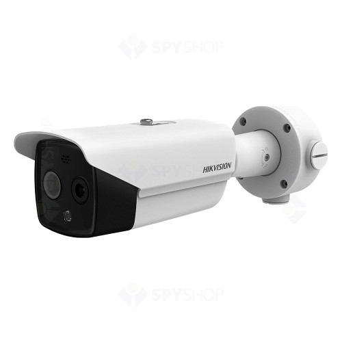 Camera supraveghere termica IP Hikvision DeepinView DS-2TD2617B-6/PA, 4 MP, IR 40 m, 8 mm, masurare temperatura umana, precizie 0.5 grade, stroboscop