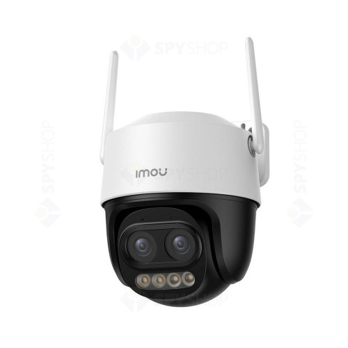 Camera supraveghere Wi-Fi IP Speed Dome IMOU Full Color Active Deterrence Cruiser Z, 5 MP, 2.8 - 12 mm, detectie om/vehicul, slot card, sirena, microfon si difuzor, spotlight, vizualizare de pe telefon, auto tracking