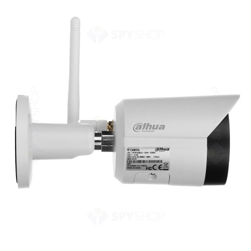 Camera supraveghere wireless IP WiFi Dahua IPC-HFW1430DS-SAW, 4 MP, IR 30 m, 2.8 mm, slot card, microfon