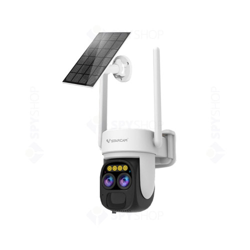Camera supraveghere wireless WiFi PTZ Speed Dome cu lentila duala Vstarcam Full Color CB67D