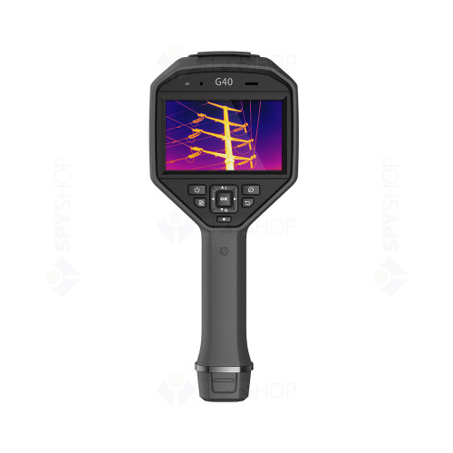 Camera termografica HikMicro G40, WiFi, Bluetooth, 64GB, pointer laser, telemetru laser, alarma, lanterna LED