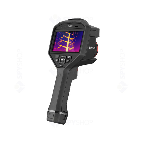 Camera termografica HikMicro G40, WiFi, Bluetooth, 64GB, pointer laser, telemetru laser, alarma, lanterna LED