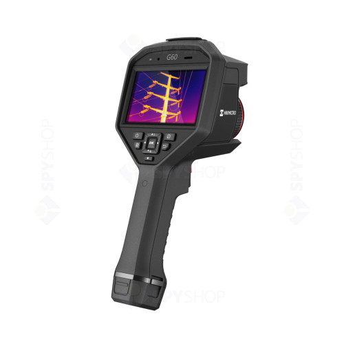 Camera termografica HikMicro G60, WiFi, Bluetooth, 64GB, pointer laser, telemetru laser, alarma, lanterna LED