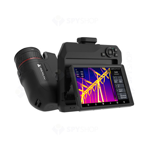 Camera termografica HikMicro SP60 L50, WiFi, Bluetooth, 64GB, telemetru, GPS, busola, pointer laser, alarma, lanterna LED