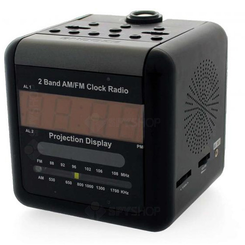 Microcamera ip wireless ascunsa in ceas cu radio