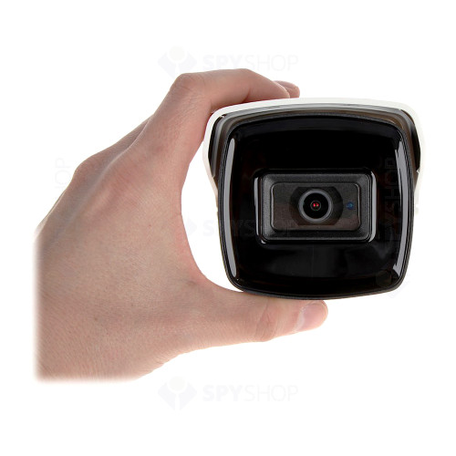 Kit Camera supraveghere exterior Hikvision Ultra Low Light DS-2CE16H8T-IT3F, 5 MP, IR 60 m, 2.8 mm + alimentator