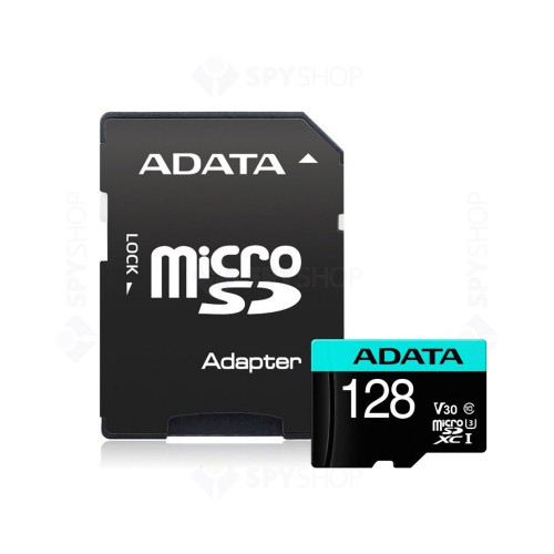 Card de memorie Adata Premier Pro V30S MicroSDXC AUSDX128GUI3V30SA2, 128GB, clasa 10, A2
