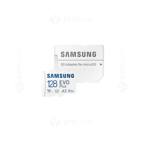 Card de memorie Samsung Evo Plus microSD 128GB, U3, V30, A2