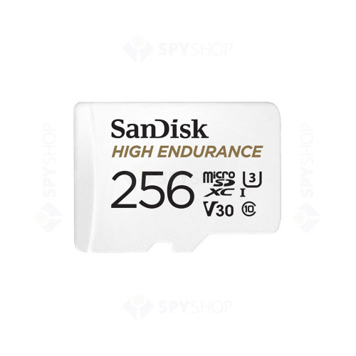 Card de memorie SanDisk High Endurance Micro-SDXC SDSQQNR-256G-GN6IA 256GB, clasa 10