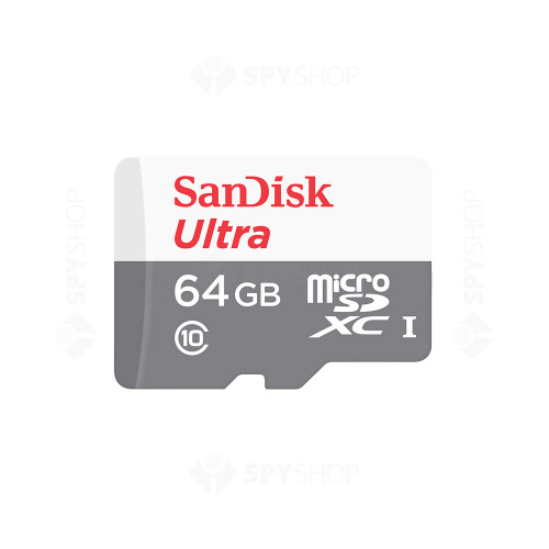Card de memorie SanDisk MicroSDHC 64GB, 100MB