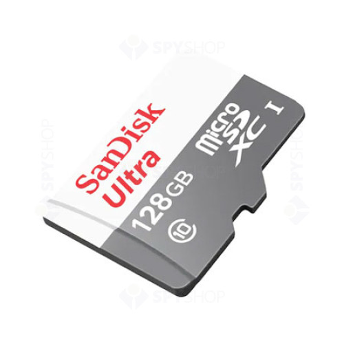 Card de memorie SanDisk Ultra Micro-SDXC, 128 GB, 100 Mbps, clasa 10, UHS-I
