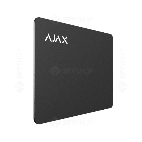 Cartela de proximitate Ajax Pass BL, 13.56 MHz, negru