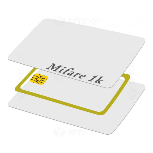 Cartela de proximitate CARD MIFARE 1K CARD, 13.56 MHz, alb