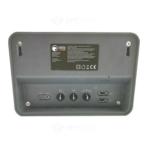 Sistem de alarma wireless Safe4u RO911141AAS, infrasunet, 120 dB, 800 m2