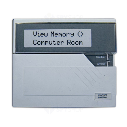Centrala alarma antiefractie DSC Maxsys PC 4020 cu tastatura LCD4500 si cutie metalica, 8 partitii, 16 zone, 1500 utilizatori