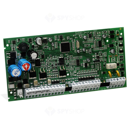 Centrala alarma antiefractie DSC Power PC 1616RFK cu tastatura RFK 5501, 2 partitii, 6 zone, 48 coduri utilizatori