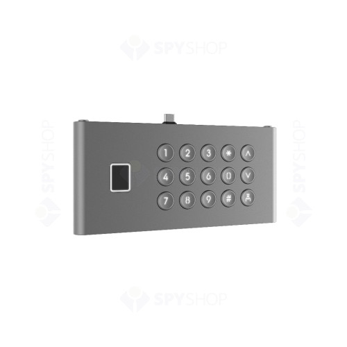 Cititor biometric de exterior cu tastatura Hikvision DS-KDM9633-FKP, 5000 amprente, cod pin